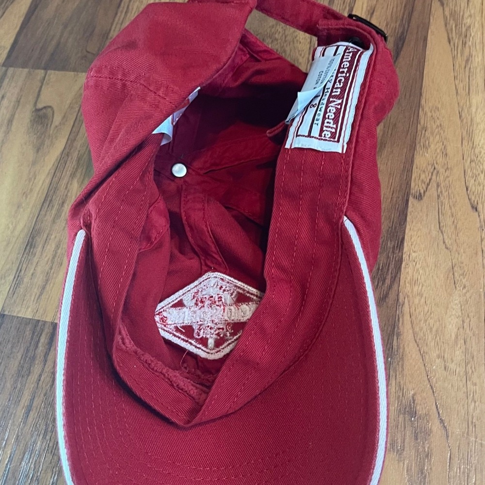 American Needle Indiana Hoosiers Hat Mens OSFA Red Cotton Adjustable Baseball - Picture 2 of 5